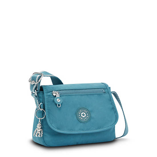 Kipling Sabian Crossbody Mini Táska Türkiz | HU 1342IL